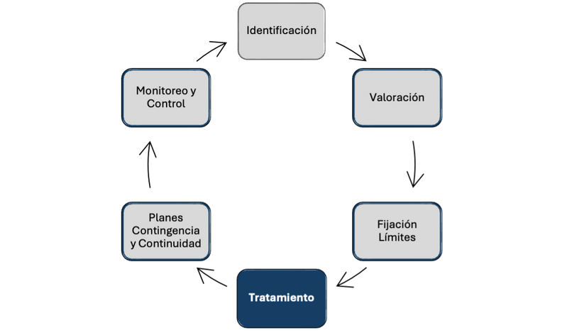 Risk treatment diagram